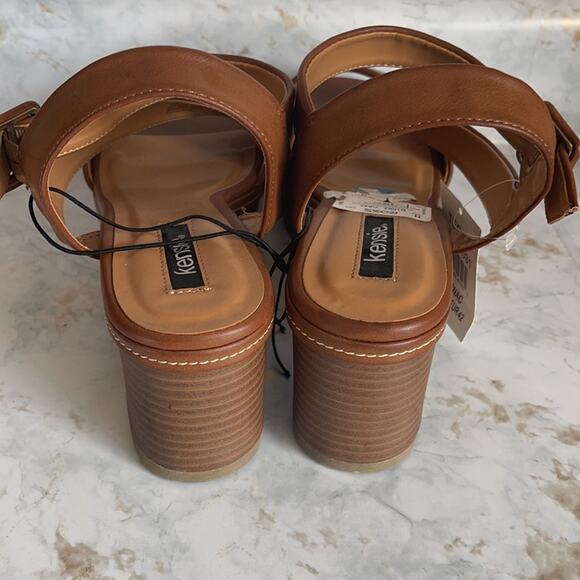 NEW Kensie Brown Platform Wedges - Picture 7 of 9